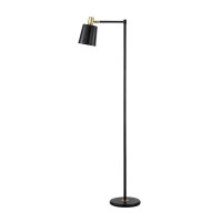 Coaster Furniture 920080 1-light Floor Lamp with Horn Shade Black